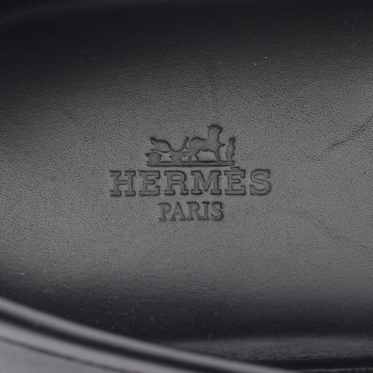 HERMES Ignacio Chaîne d'Ancre Leather EU 44 Loafers Size EU 44
