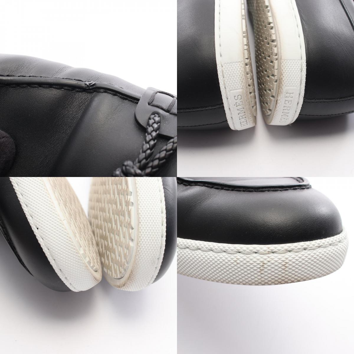 HERMES Ignacio Chaîne d'Ancre Leather EU 44 Loafers Size EU 44