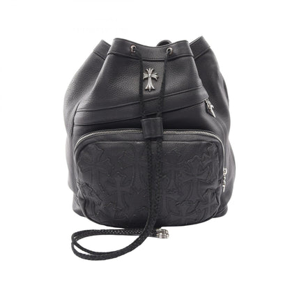 CHROME HEARTS Strange Love Cemetery Cross Leather Backpack