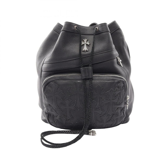 CHROME HEARTS Strange Love Cemetery Cross Leather Backpack