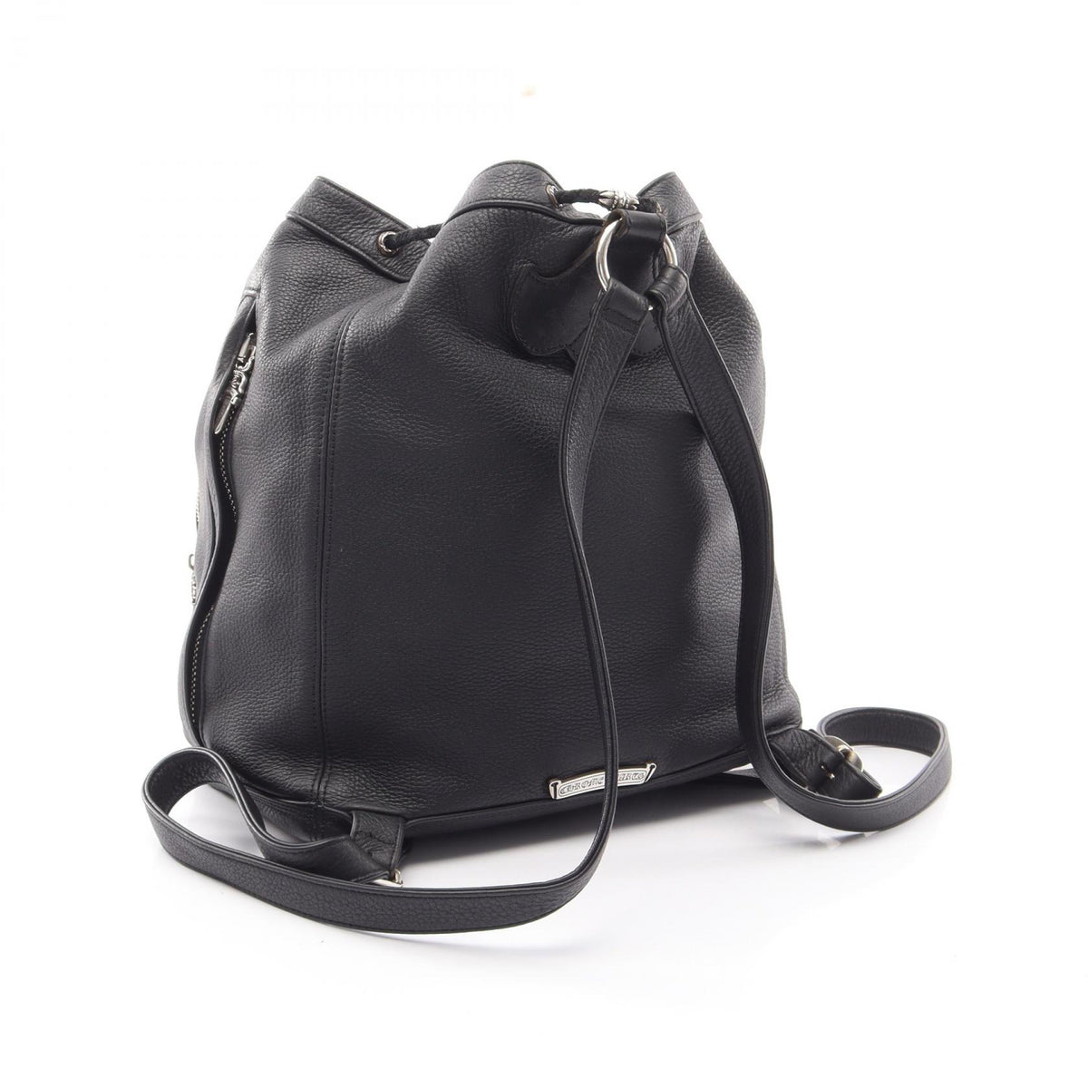 CHROME HEARTS Strange Love Cemetery Cross Leather Backpack