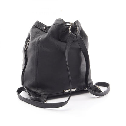 CHROME HEARTS Strange Love Cemetery Cross Leather Backpack