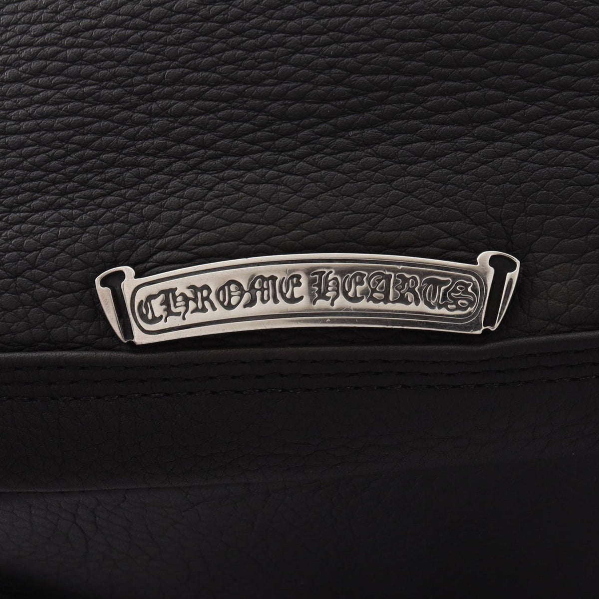 CHROME HEARTS Strange Love Cemetery Cross Leather Backpack