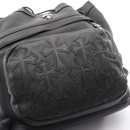 CHROME HEARTS Strange Love Cemetery Cross Leather Backpack