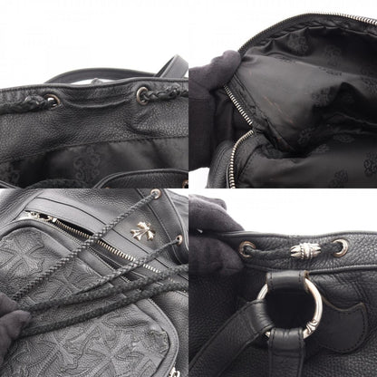 CHROME HEARTS Strange Love Cemetery Cross Leather Backpack