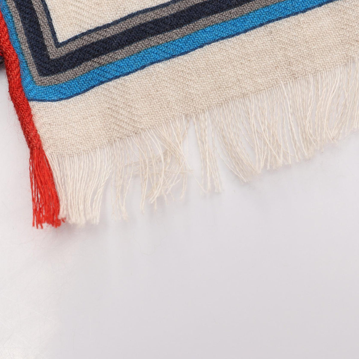 HERMES Silk Cashmere Equestres Scarf