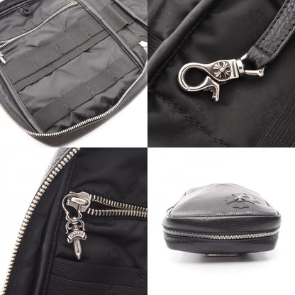 CHROME HEARTS EVERYDAY CARRY CH Plus Leather Bag, Black