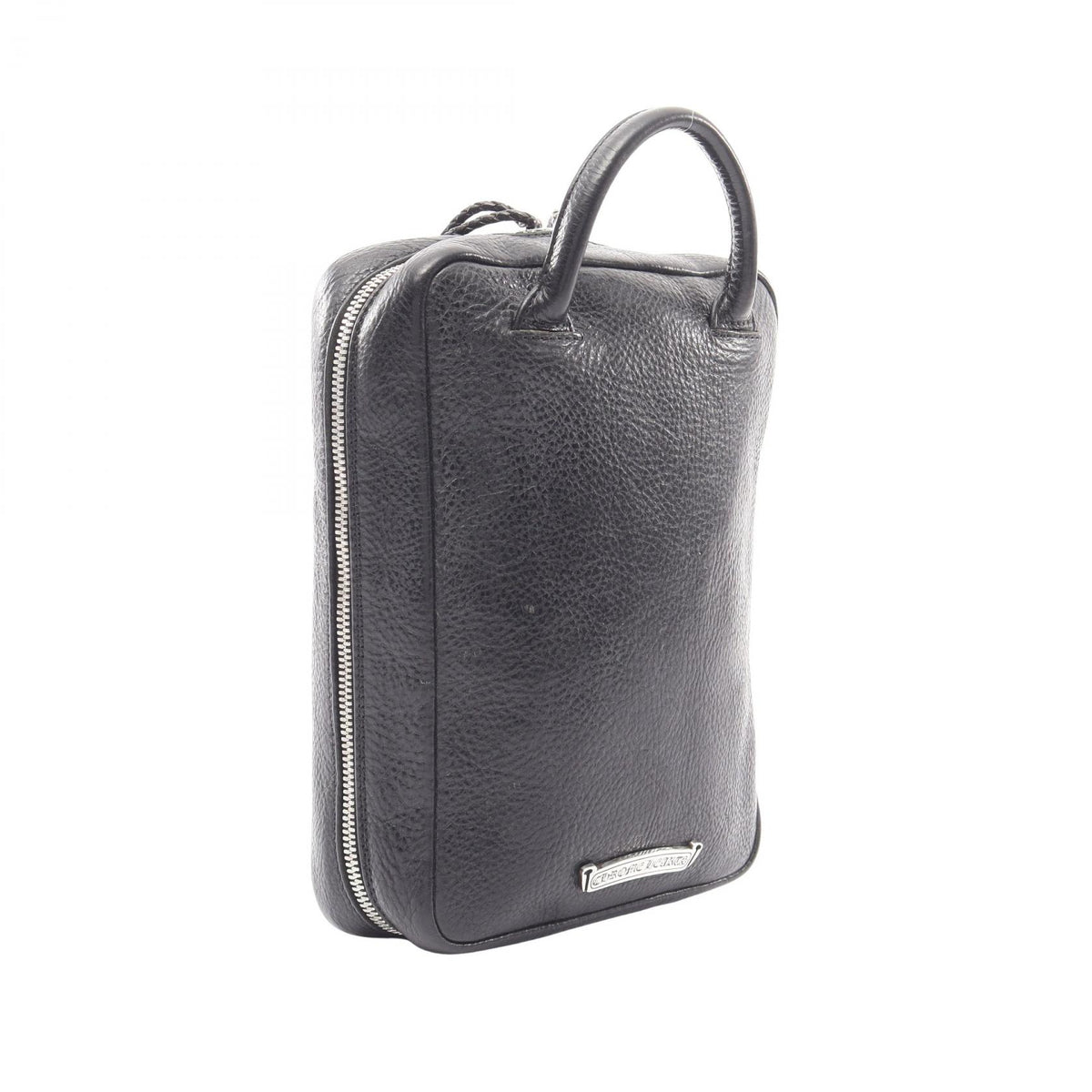 CHROME HEARTS EVERYDAY CARRY CH Plus Leather Bag, Black
