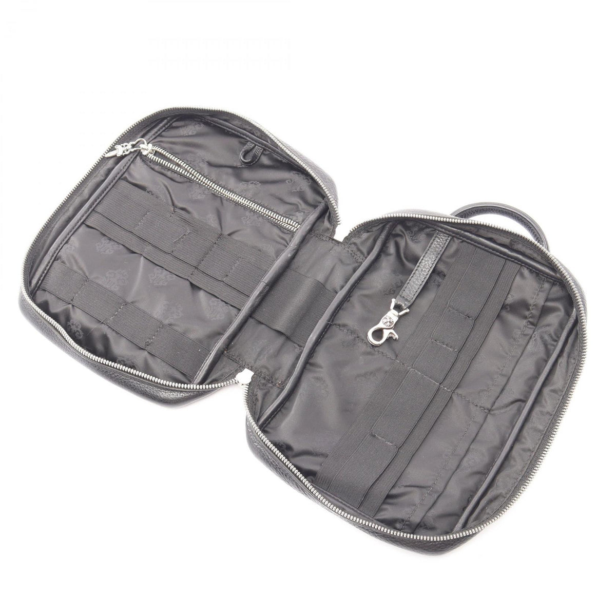CHROME HEARTS EVERYDAY CARRY CH Plus Leather Bag, Black