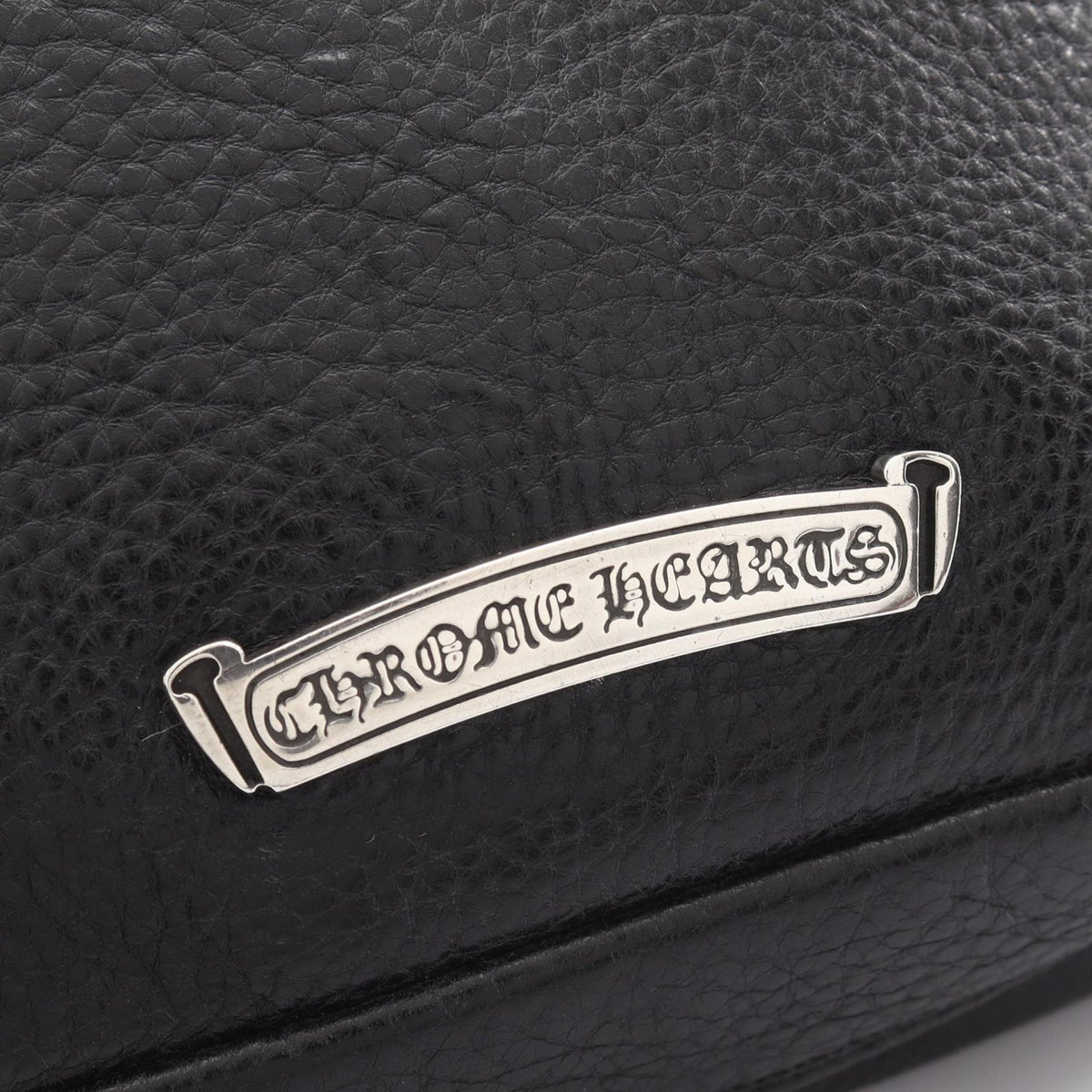 CHROME HEARTS EVERYDAY CARRY CH Plus Leather Bag, Black