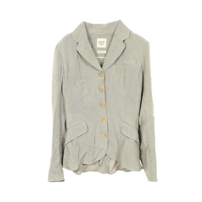 HERMES Stripe Rayon Acetate Shirt Size 38