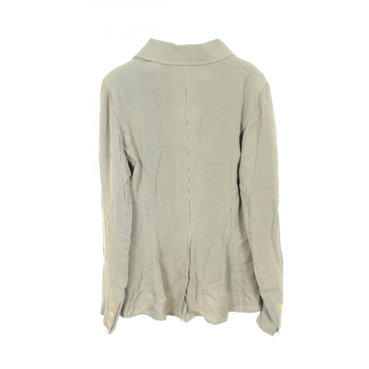 HERMES Stripe Rayon Acetate Shirt Size 38