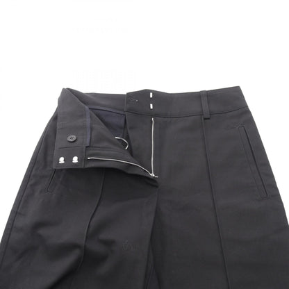 HERMES Black Cotton Pants Size 34