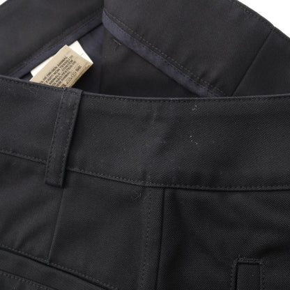 HERMES Black Cotton Pants Size 34