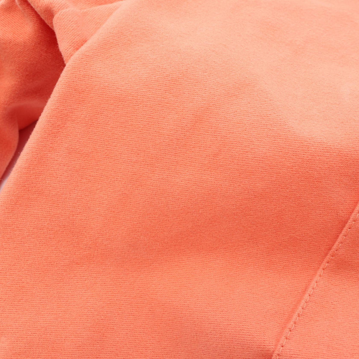 HERMES Sellier Button Cotton Pants Orange Size 36