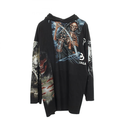 BALENCIAGA LIMITED EDITION Reworked Hoodie Black Size L