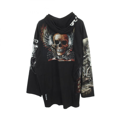 BALENCIAGA LIMITED EDITION Reworked Hoodie Black Size L