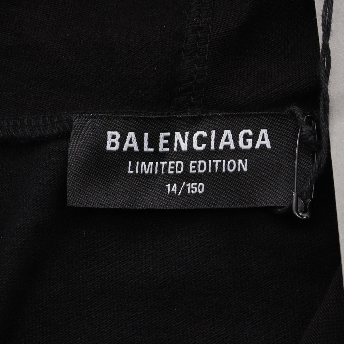 BALENCIAGA LIMITED EDITION Reworked Hoodie Black Size L