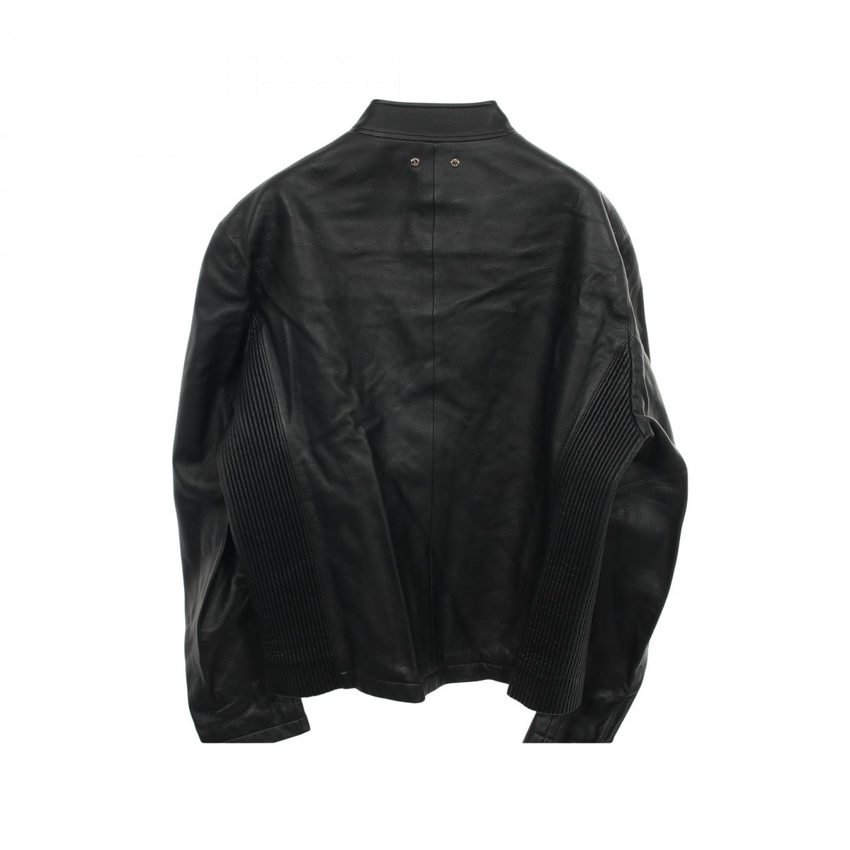 Louis Vuitton OFF Shearling Zip Up Leather Ring Size 54