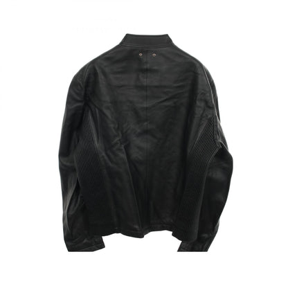 Louis Vuitton OFF Shearling Zip Up Leather Ring Size 54