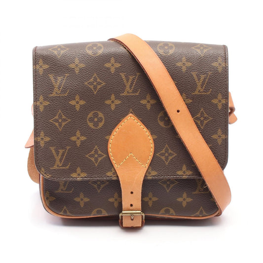 LOUIS VUITTON Monogram Shoulder Bag Brown