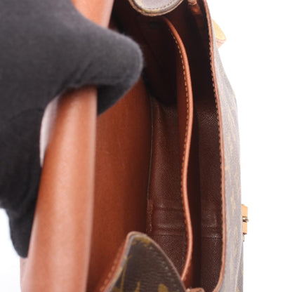LOUIS VUITTON Monogram Shoulder Bag Brown