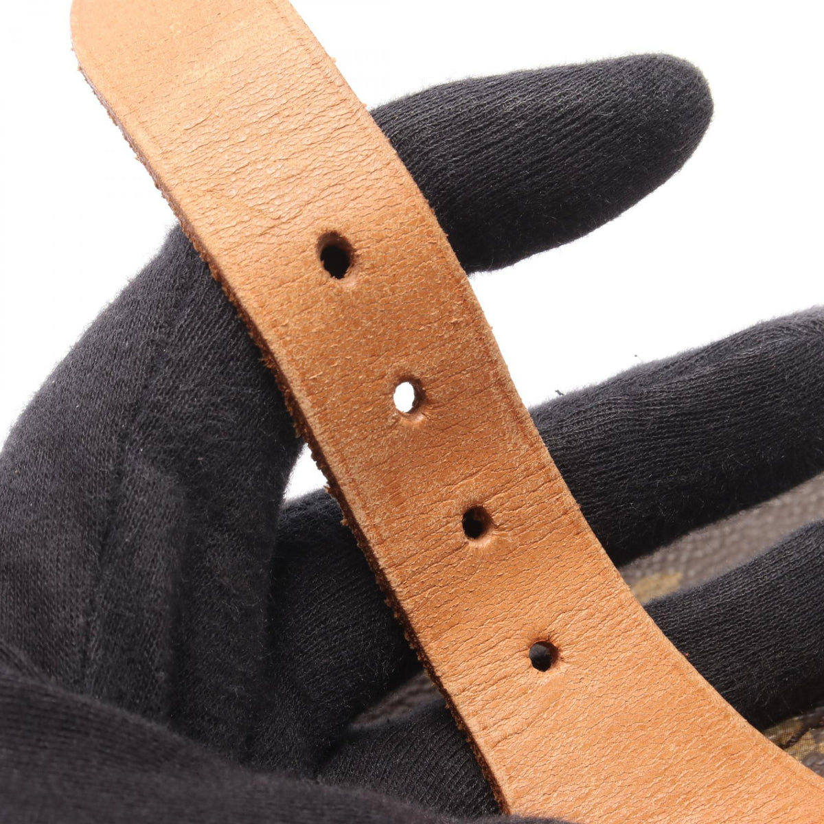 LOUIS VUITTON Monogram Shoulder Bag Brown