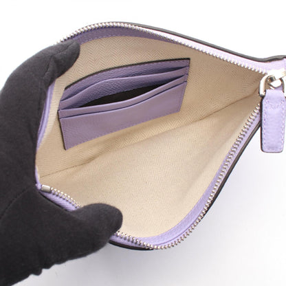 GUCCI Purple Leather Gucci B Mini Shoulder Bag