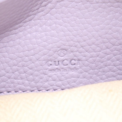 GUCCI Purple Leather Gucci B Mini Shoulder Bag