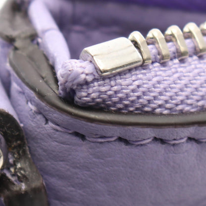 GUCCI Purple Leather Gucci B Mini Shoulder Bag