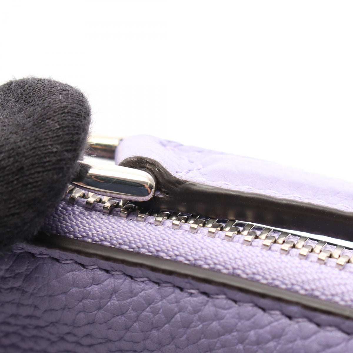 GUCCI Purple Leather Gucci B Mini Shoulder Bag