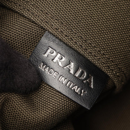 PRADA DENIM+CITY CALF 2WAY Denim Tote Bag