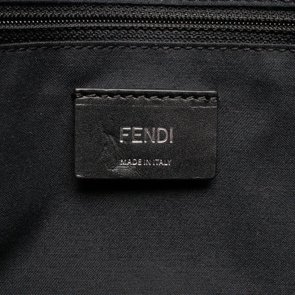 FENDI Zucca Shoulder Bag PVC Canvas Blue