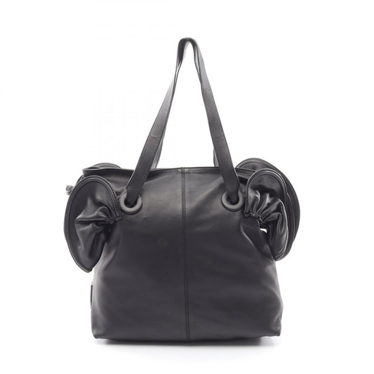 Valentino Garavani Leather Tote Bag Black