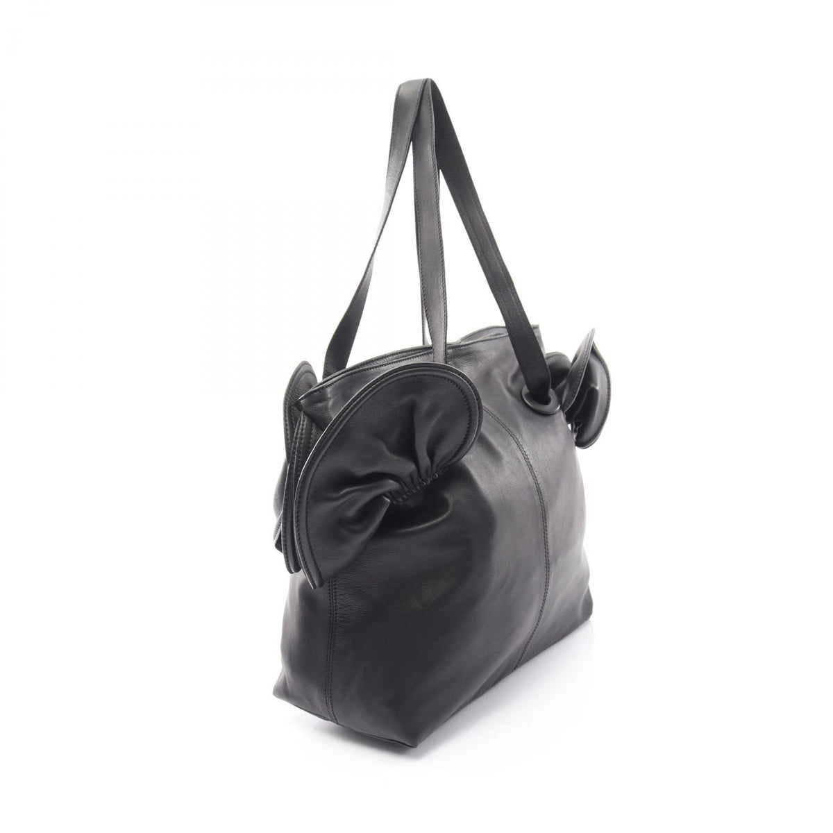 Valentino Garavani Leather Tote Bag Black