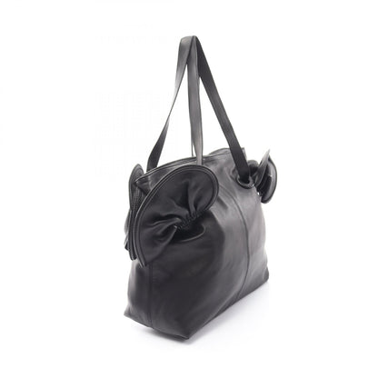 Valentino Garavani Leather Tote Bag Black