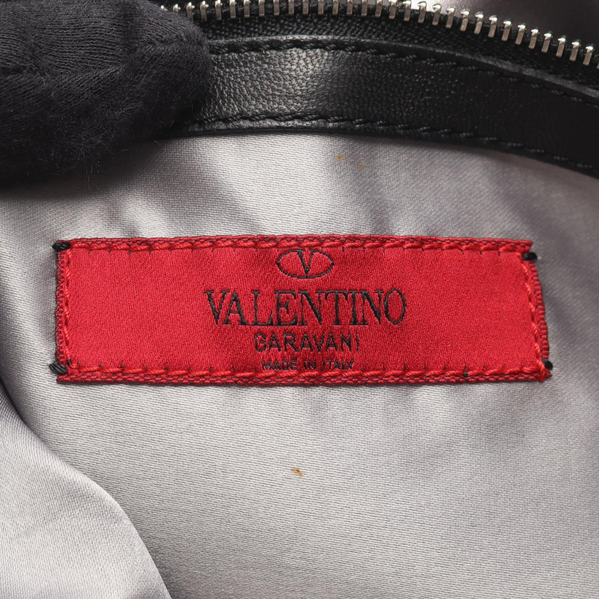 Valentino Garavani Leather Tote Bag Black