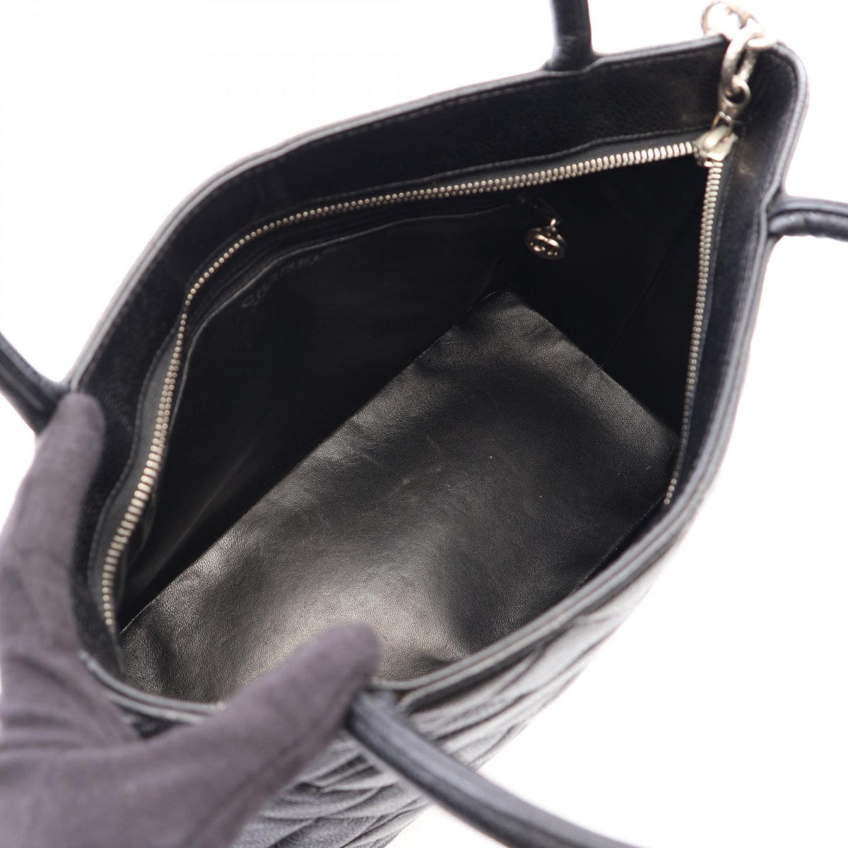 CHANEL Reissue Caviar Leather Bag Black