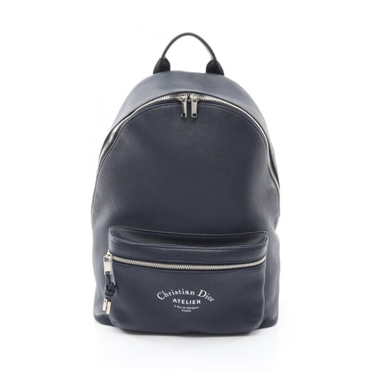 DIOR HOMME ATELIER Leather Backpack Navy