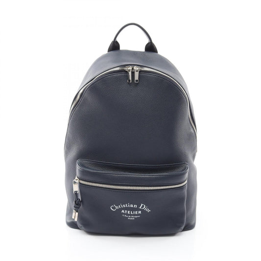 DIOR HOMME ATELIER Leather Backpack Navy