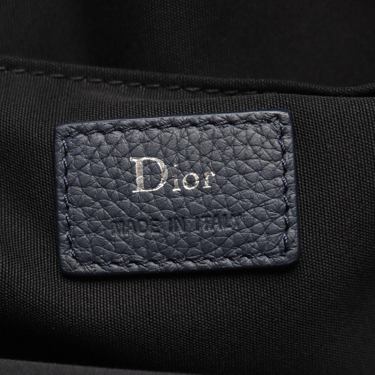 DIOR HOMME ATELIER Leather Backpack Navy