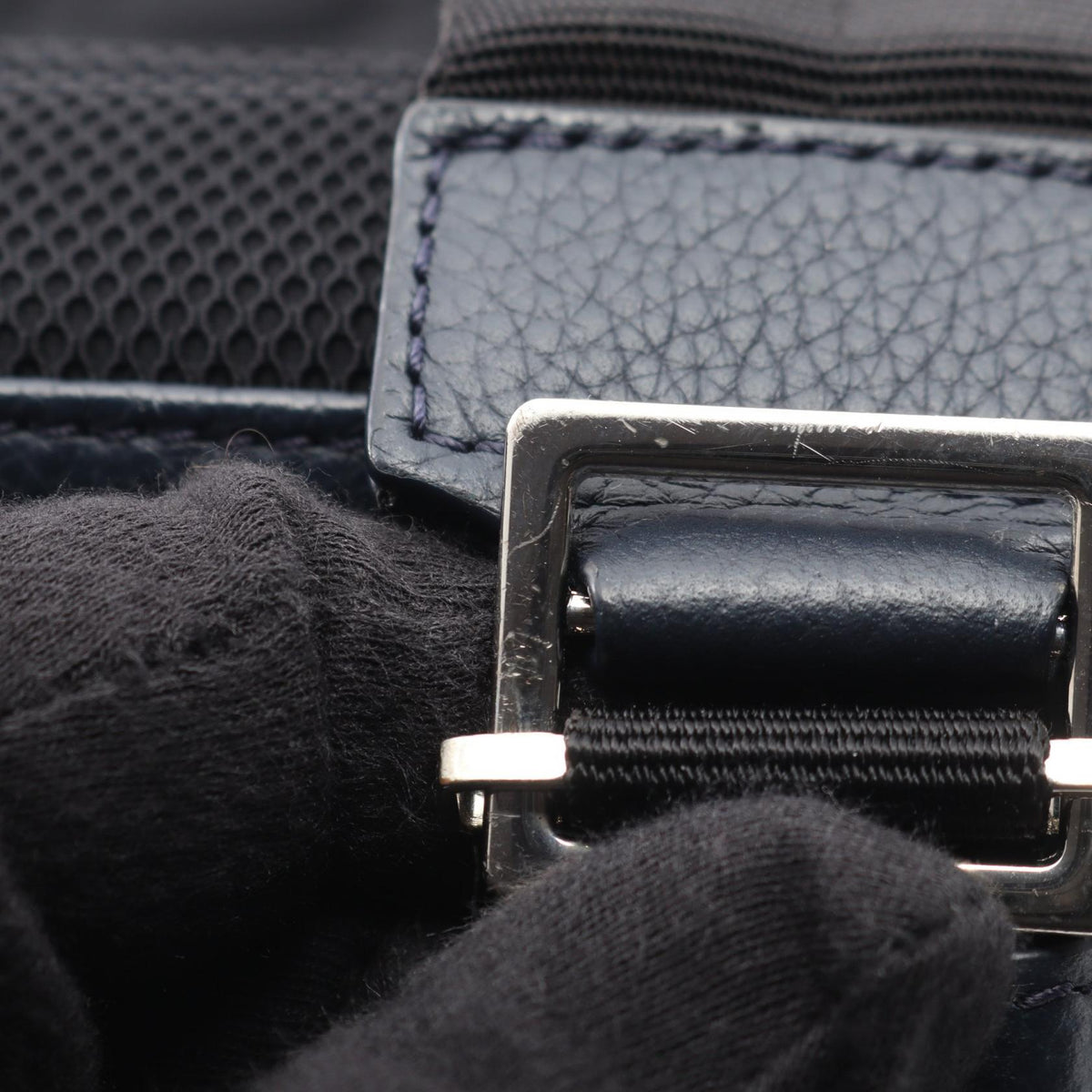 DIOR HOMME ATELIER Leather Backpack Navy