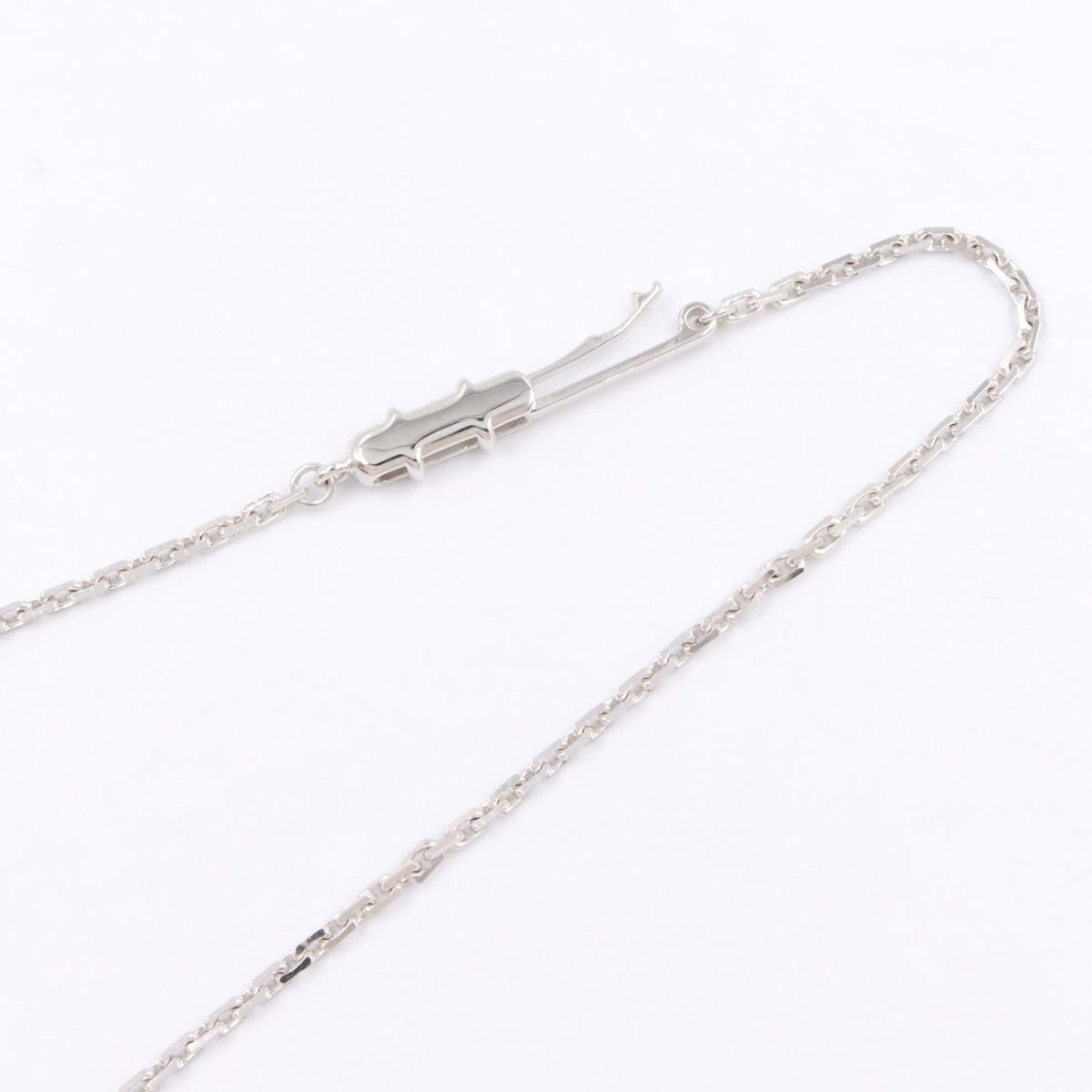 CARTIER Love Circle Diamond K18WG Necklace