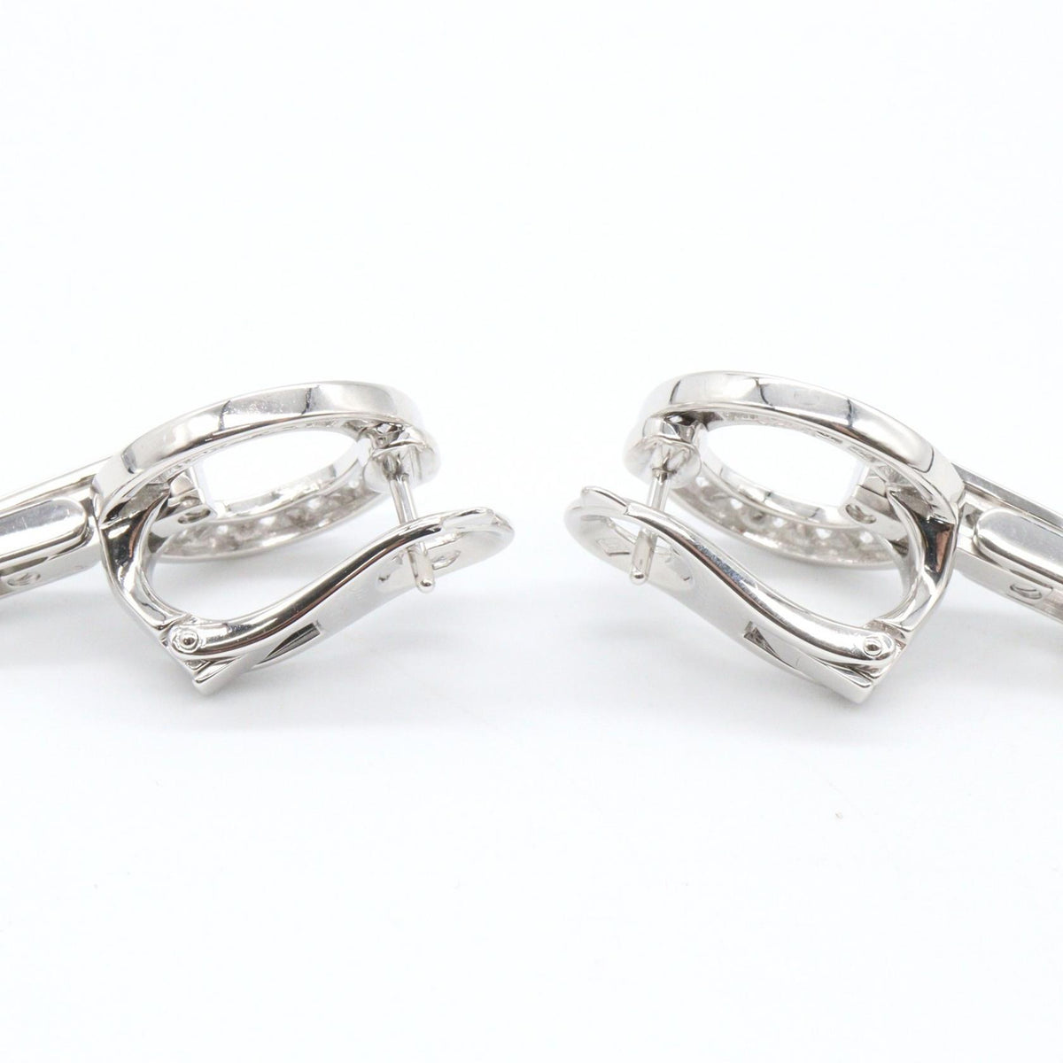 CARTIER Himalia K18WG Diamond Earrings