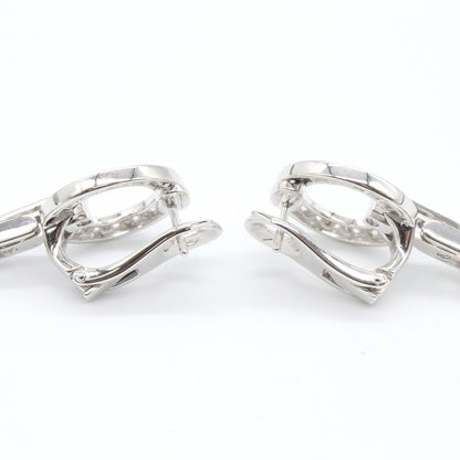 CARTIER Himalia K18WG Diamond Earrings
