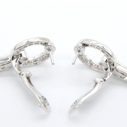 CARTIER Himalia K18WG Diamond Earrings