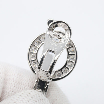 CARTIER Himalia K18WG Diamond Earrings