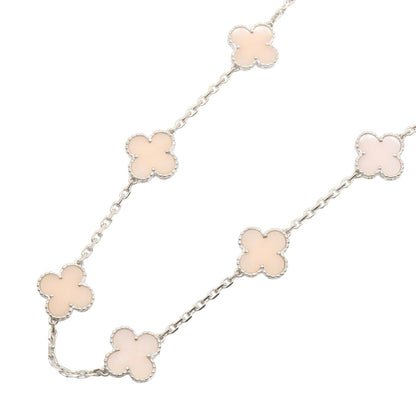 Van Cleef & Arpels Vintage Alhambra 18K WG Necklace