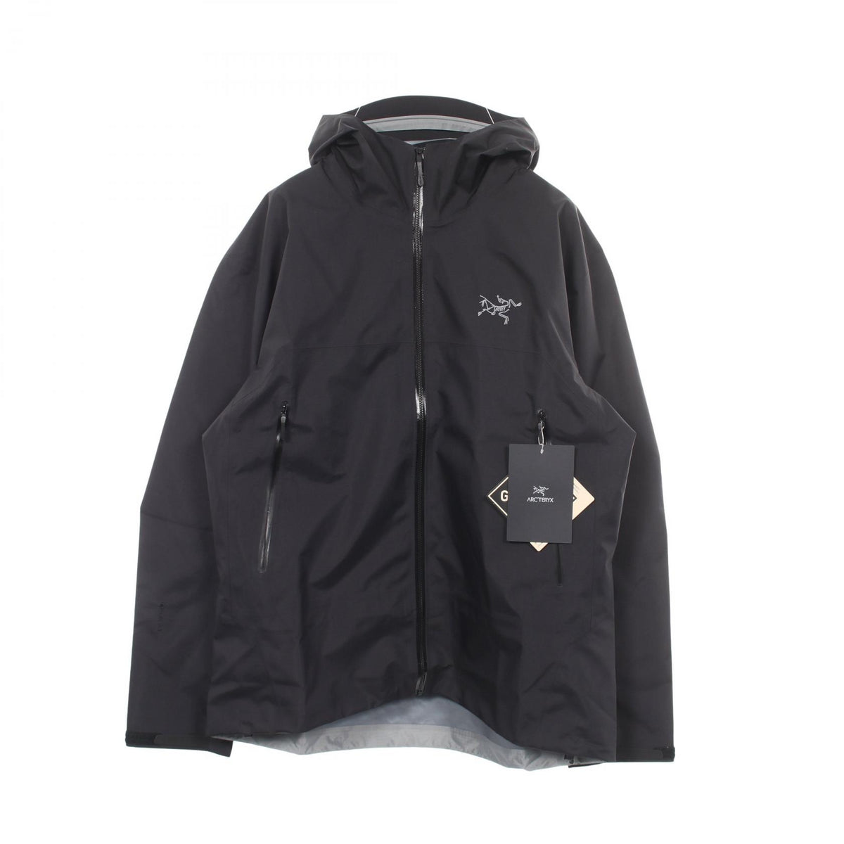 ARC'TERYX Beta Jacket Black Hooded Nylon Jacket Size XL