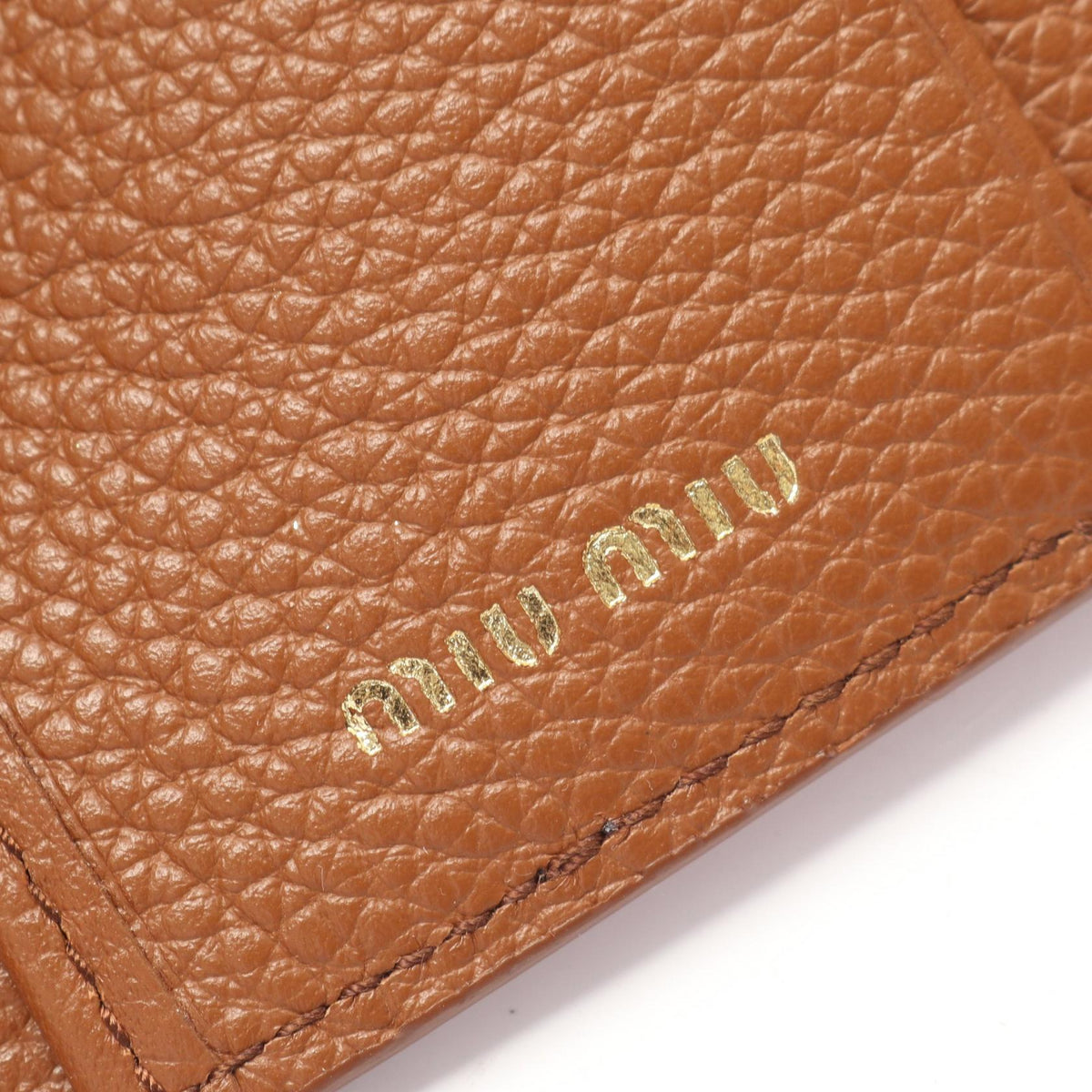 Miu Miu VIT DAINO Square Leather Wallet